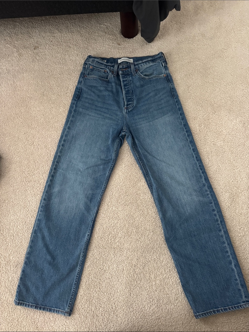 Denim forum arlo hi rise straight denim
